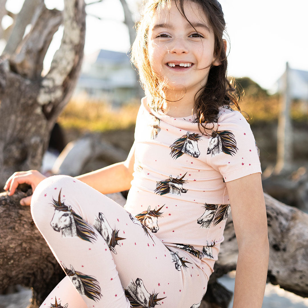 Unicorn kids online pjs