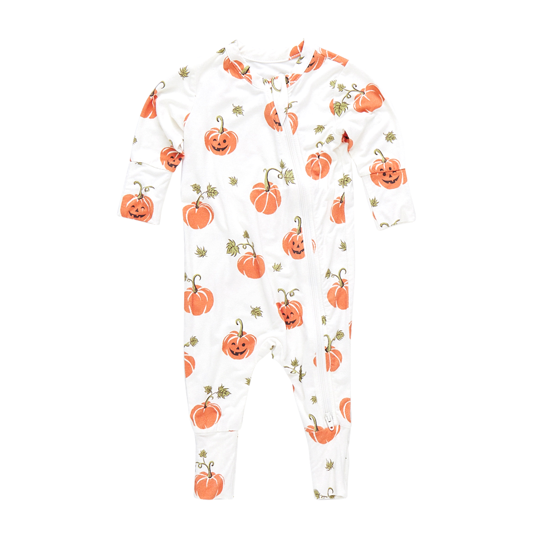 Baby Bamboo Romper - Petite Pumpkins Baby One Size - Pink Chicken