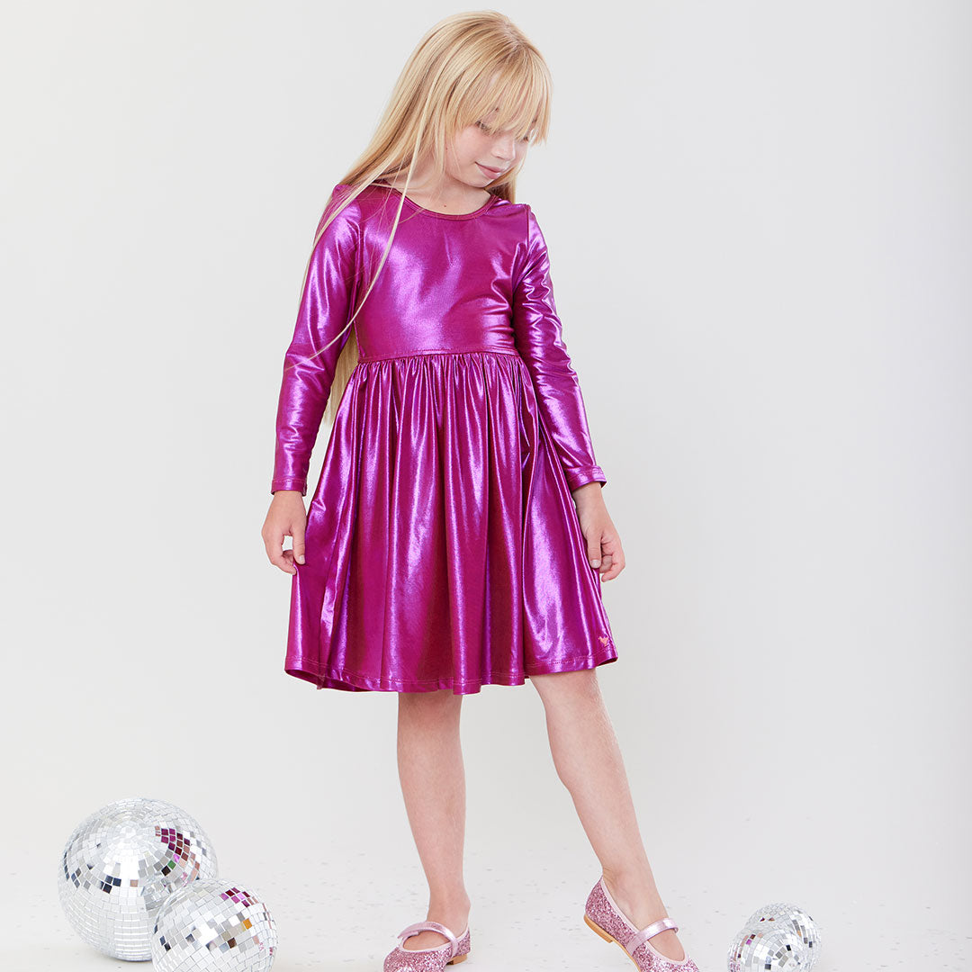 Jordan Big Girls' Jersey Dress-Purple, Size: XL, Polyester