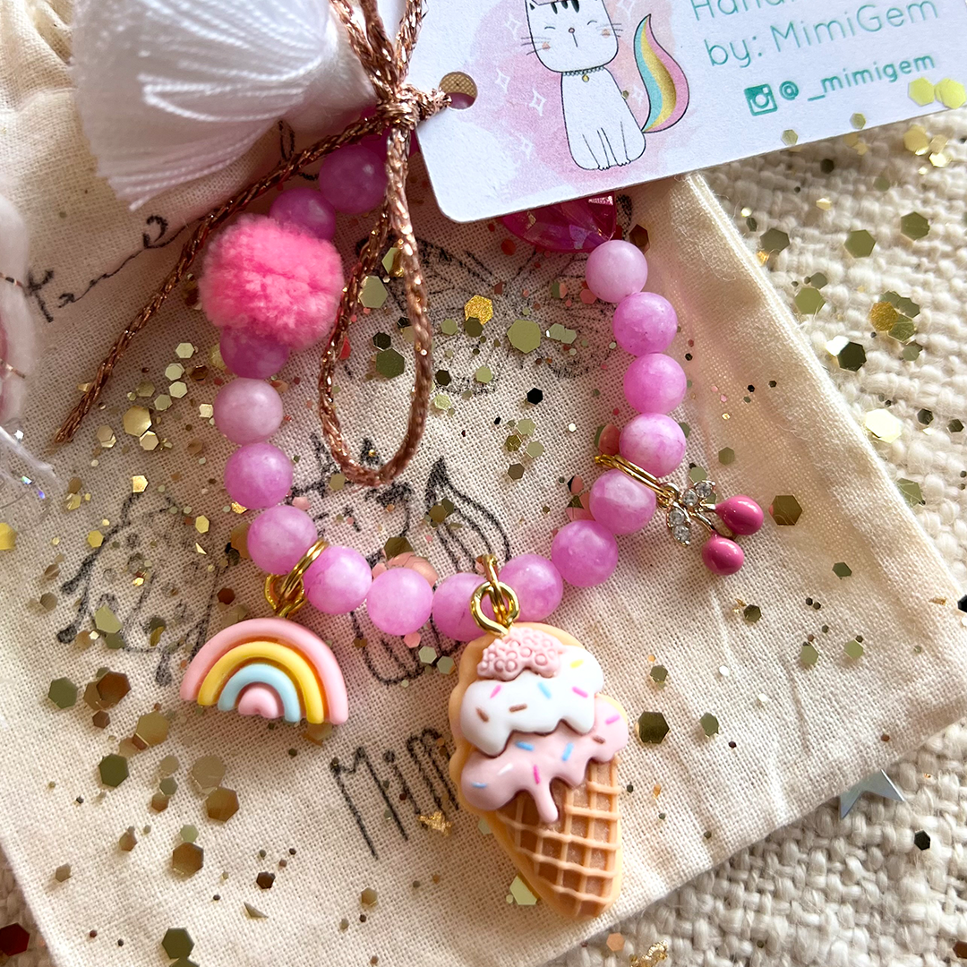 Ice cream 2025 charm bracelet