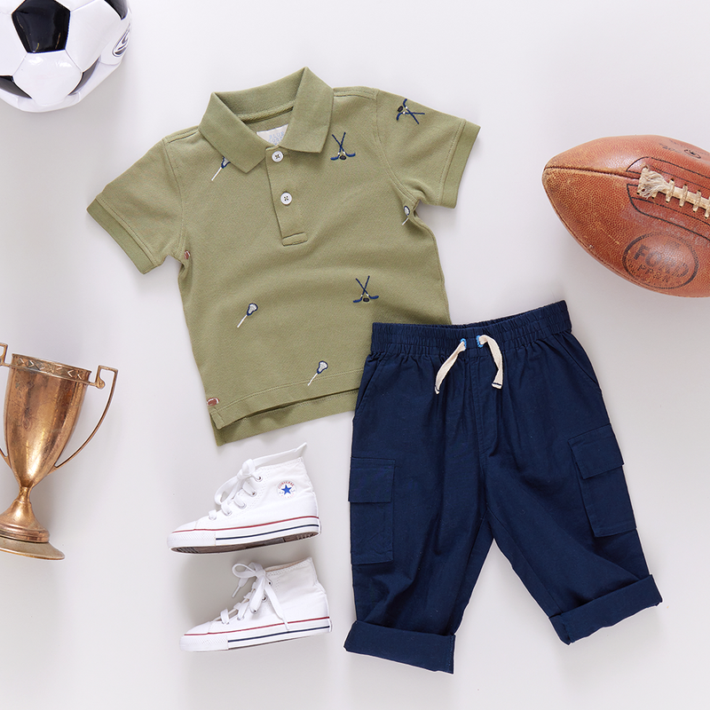 Boys Pull On Pant - Navy