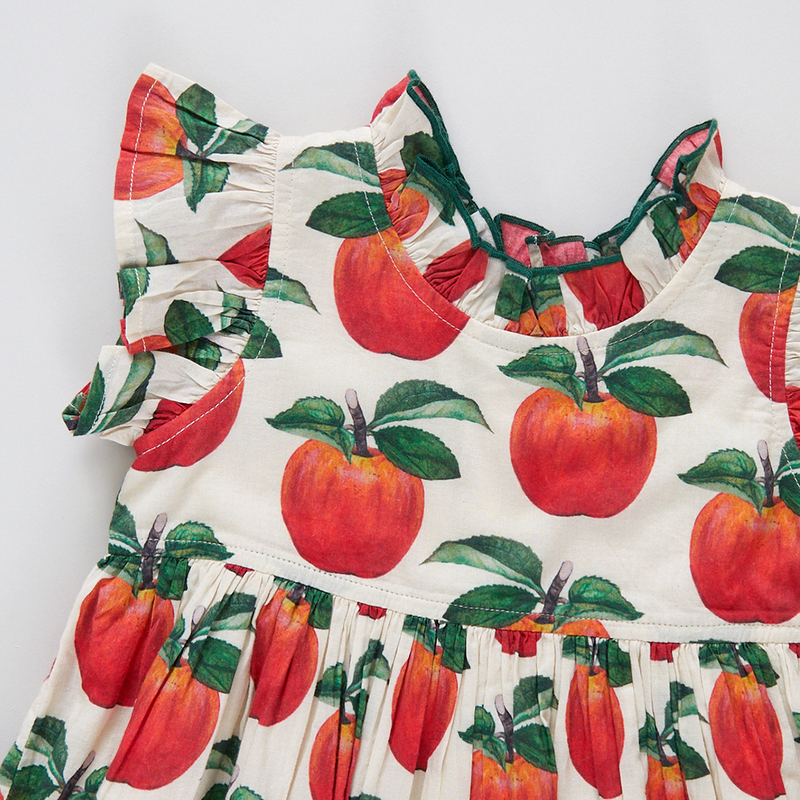 Girls Jennifer Dress - Painted Apple