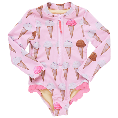 Girls Arden Suit - Neapolitan Ice Cream Cones