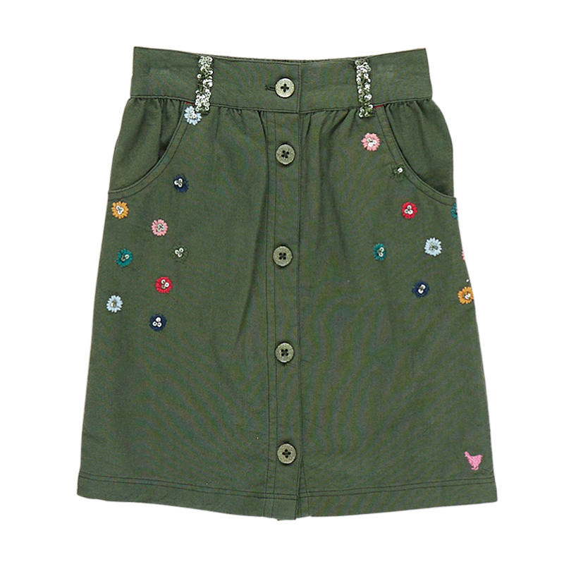 Girls Ellery Skirt - Four Leaf Clover