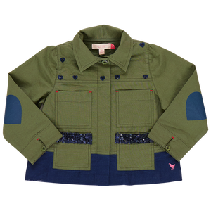 Girls Wiley Jacket- Army Green