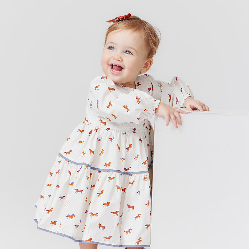 Baby Girls Julia Dress Set - Tiny Horses