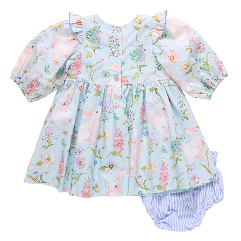 Baby Girls Brooke Dress Set - Botanical Bunnies