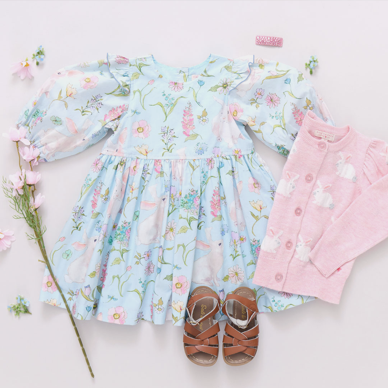 Girls Brooke Dress - Botanical Bunnies