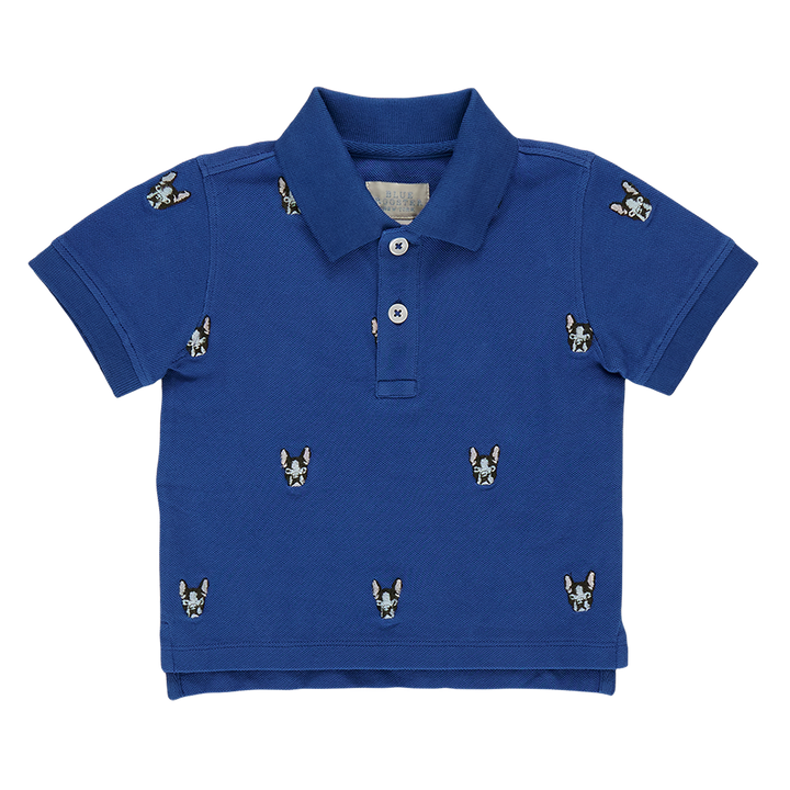 Baby Boys Alec Shirt - Bulldog Embroidery