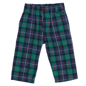 Baby Boys Jackson Pant - Green Tartan