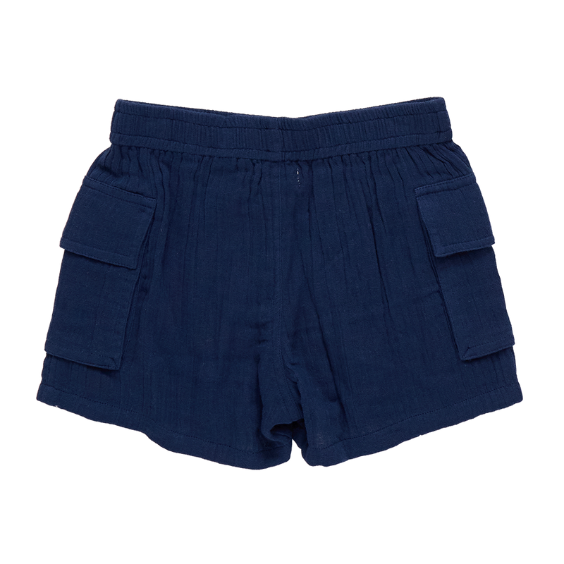 Baby Boys Pull On Short - Navy