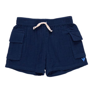 Baby Boys Pull On Short - Navy