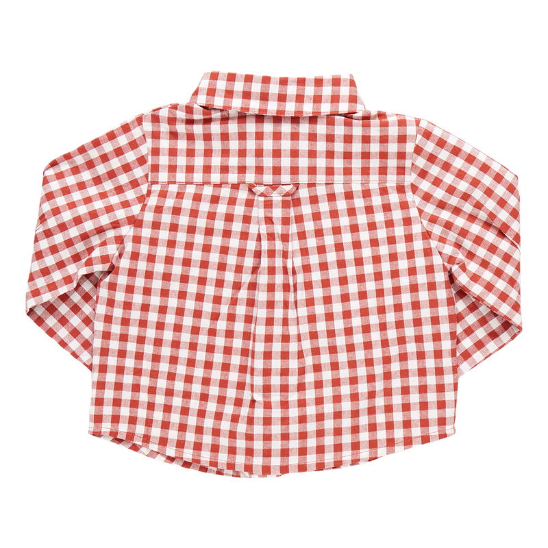 Baby Boys Jack Shirt - Pony Gingham