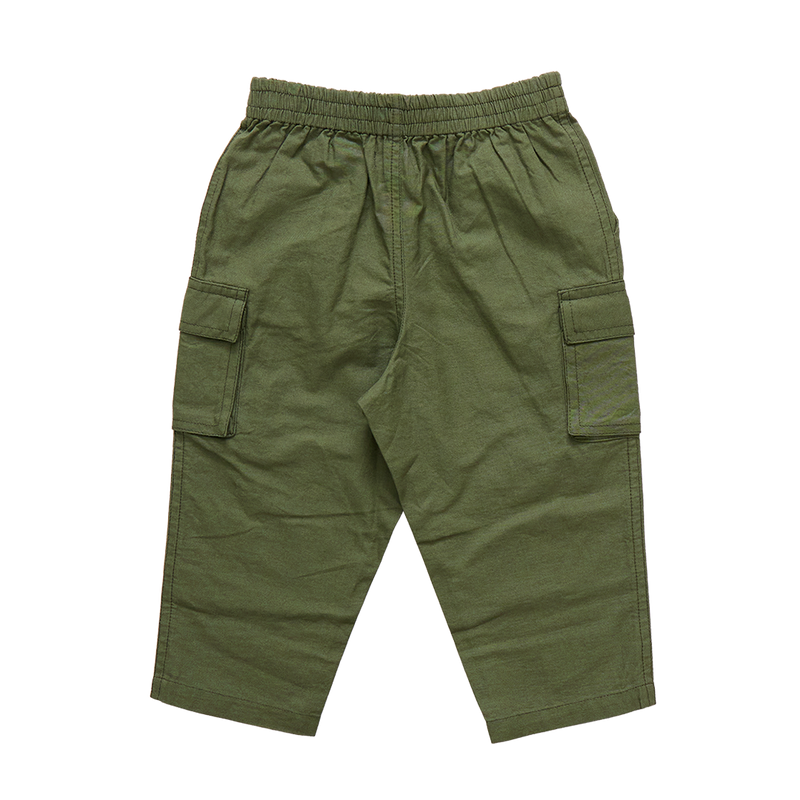 Baby Boys Pull On Pant - Four Leaf Clover