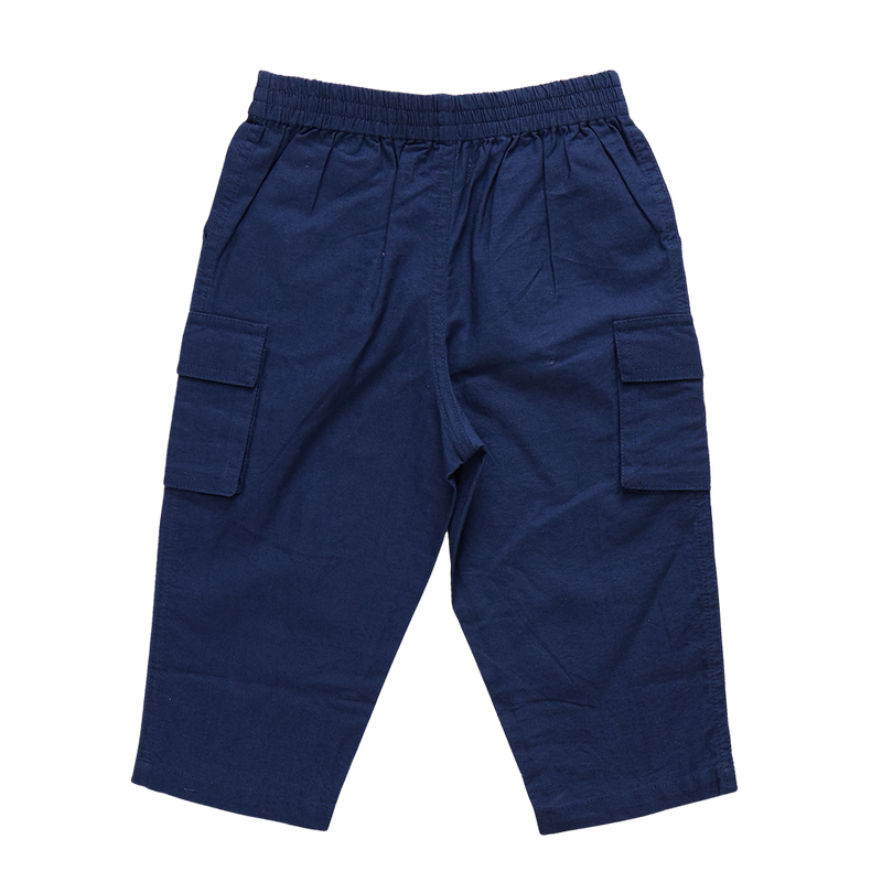 Baby Boys Pull On Pant - Navy