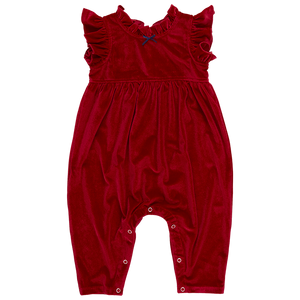 Baby Girls Velour Jennifer Jumper - Red