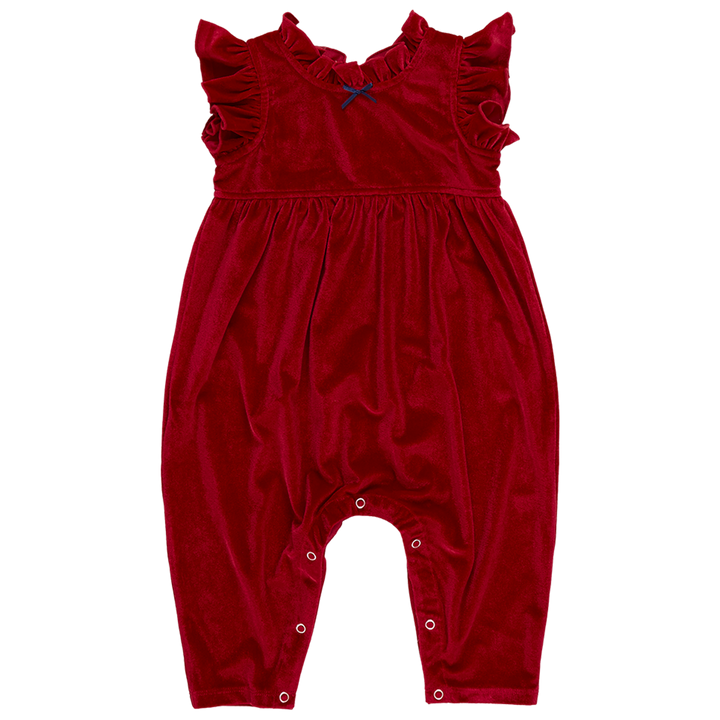 Baby Girls Velour Jennifer Jumper - Red