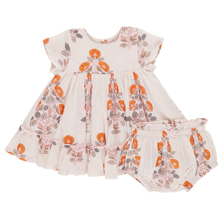 Baby Girls Niley Dress Set - Cloud Bouquet Floral