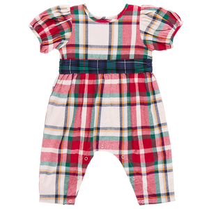 Baby Girls Ruby Jumper - Holiday Tartan