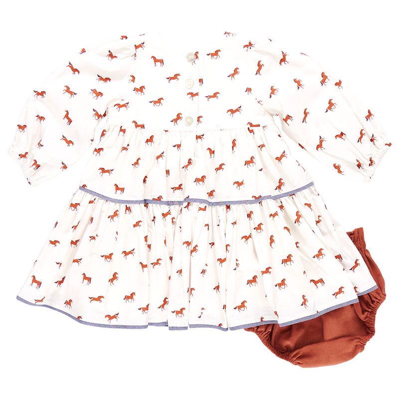 Baby Girls Julia Dress Set - Tiny Horses