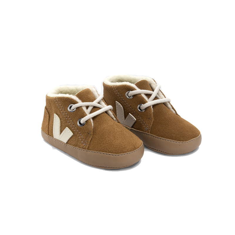 Veja Baby Fleece Lined Suede - Camel