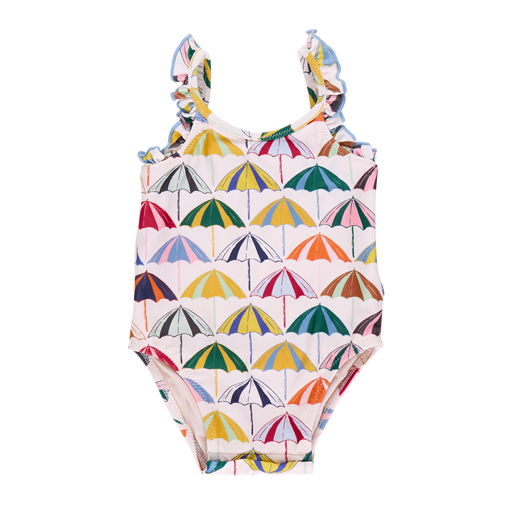 Baby Girls Claire Suit - Multi Umbrellas