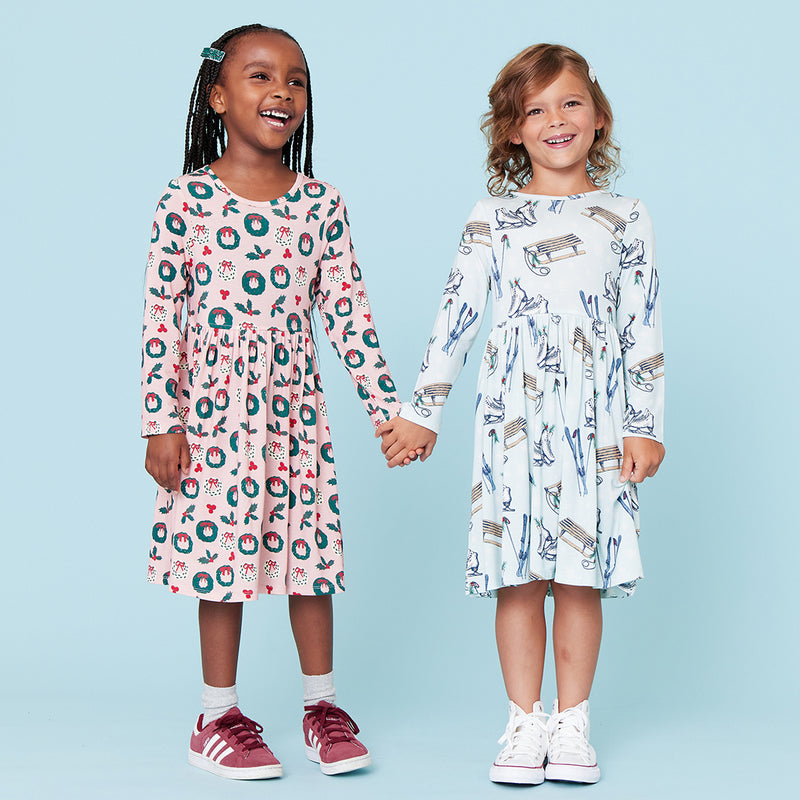 Girls Bamboo Steph Dress - Snow Sports