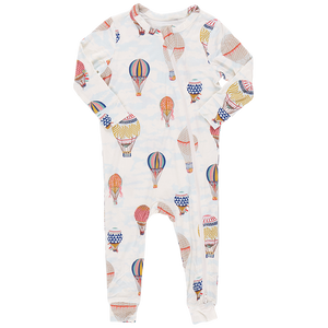 Baby Bamboo Romper - Hot Air Balloons