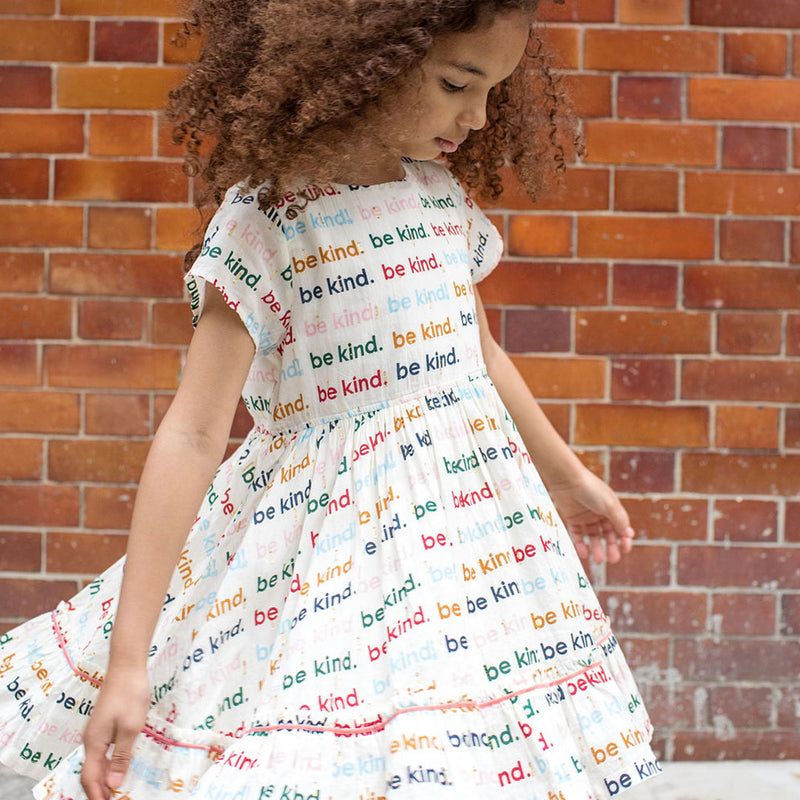 Girls Niley Dress - Be Kind