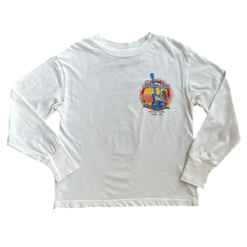 Beach Boys LS Tee - Vintage White