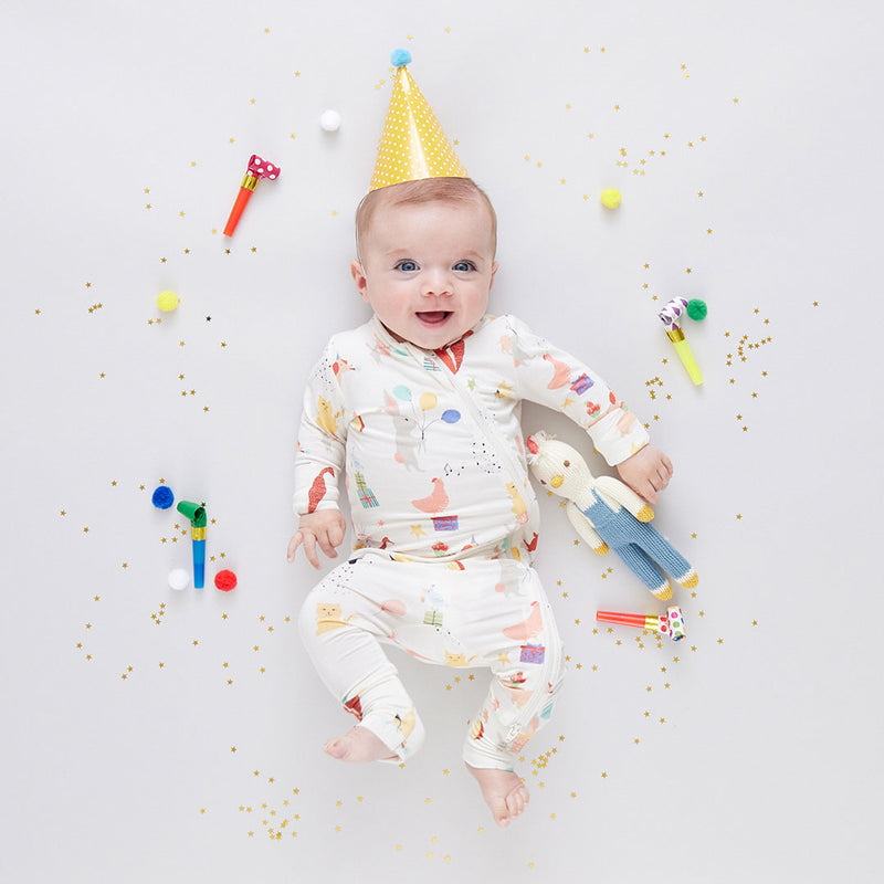 Baby Bamboo Romper - Birthday Buddies