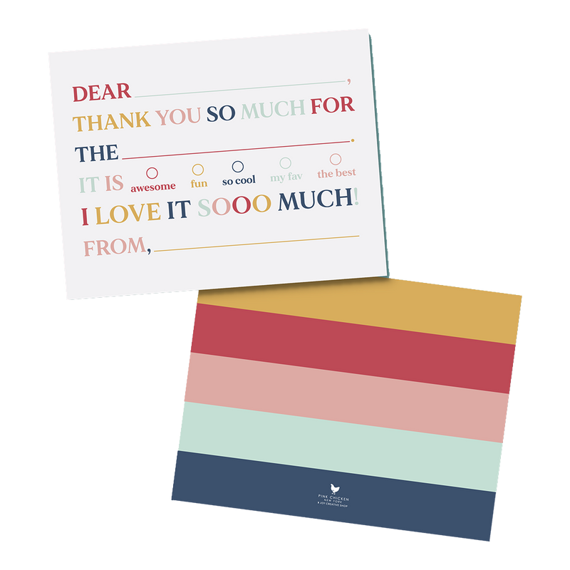 Fill In Thank You Notes - Birthday Garland