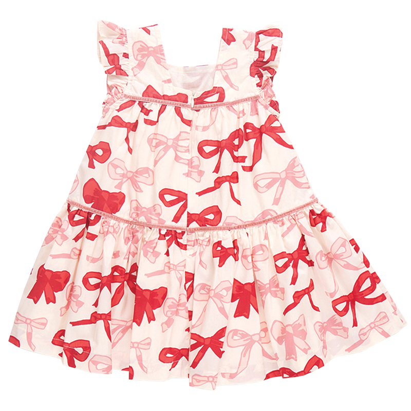 Girls Camelia Dress - Valentines Bows