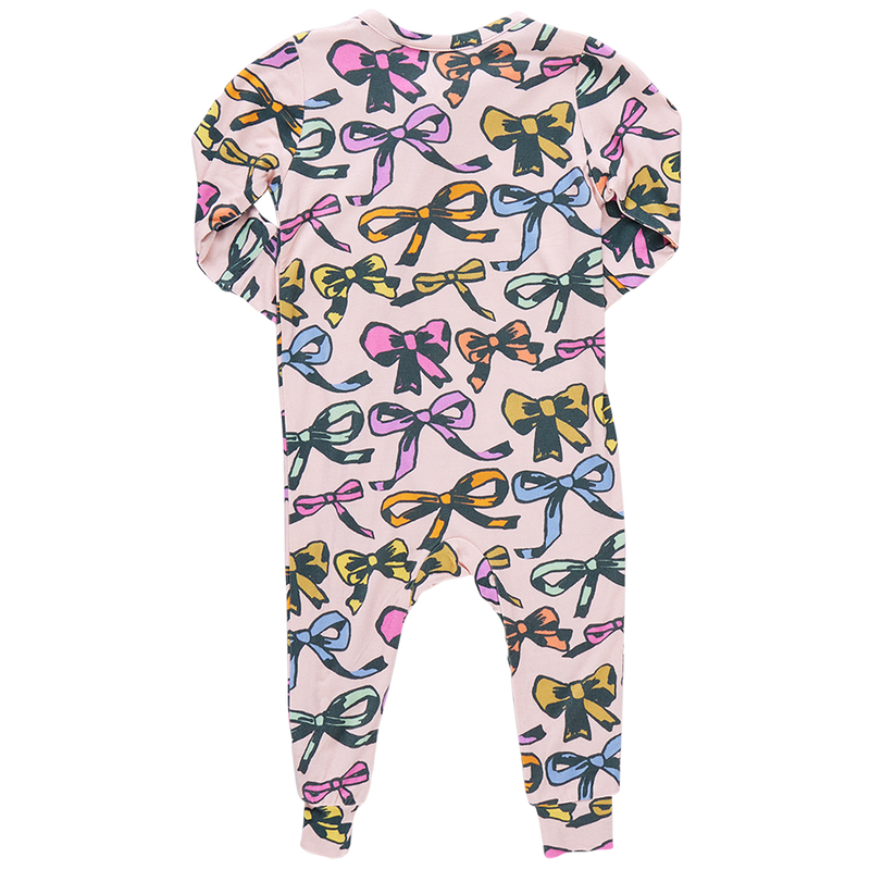 Baby Bamboo Romper - Multi Bows