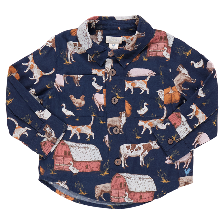 Boys Jack Shirt - On The Farm