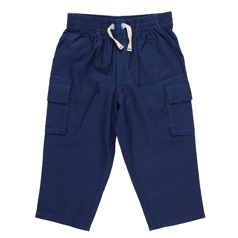 Boys Pull On Pant - Navy