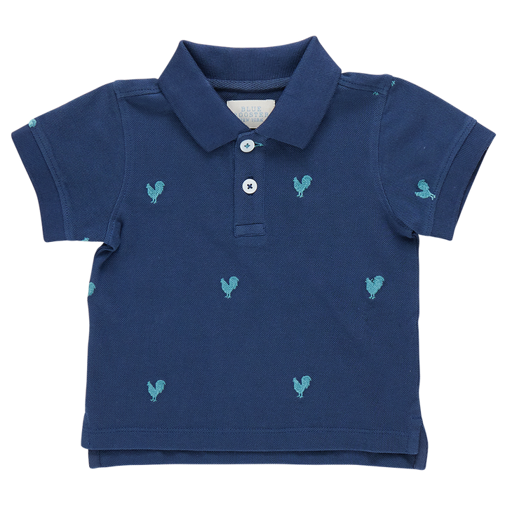 Boys Alec Shirt - Rooster Embroidery