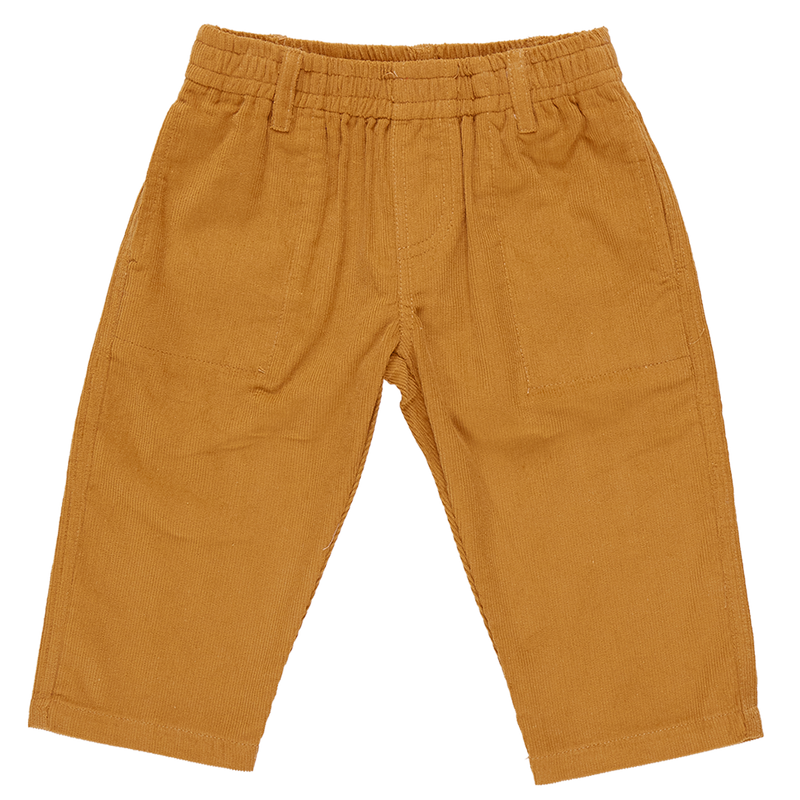 Boys Corduroy Jackson Pant - Gold