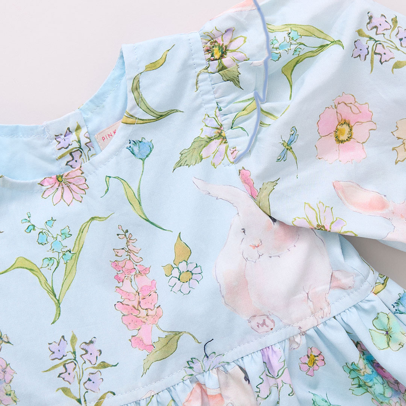 Baby Girls Brooke Dress Set - Botanical Bunnies