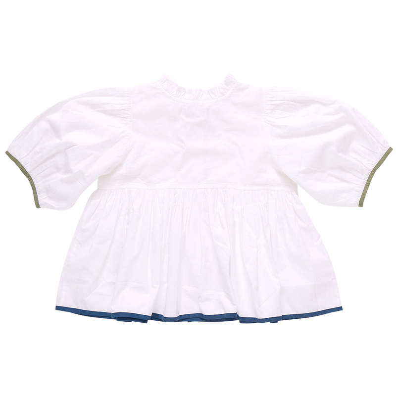 Girls Autumn Top - White