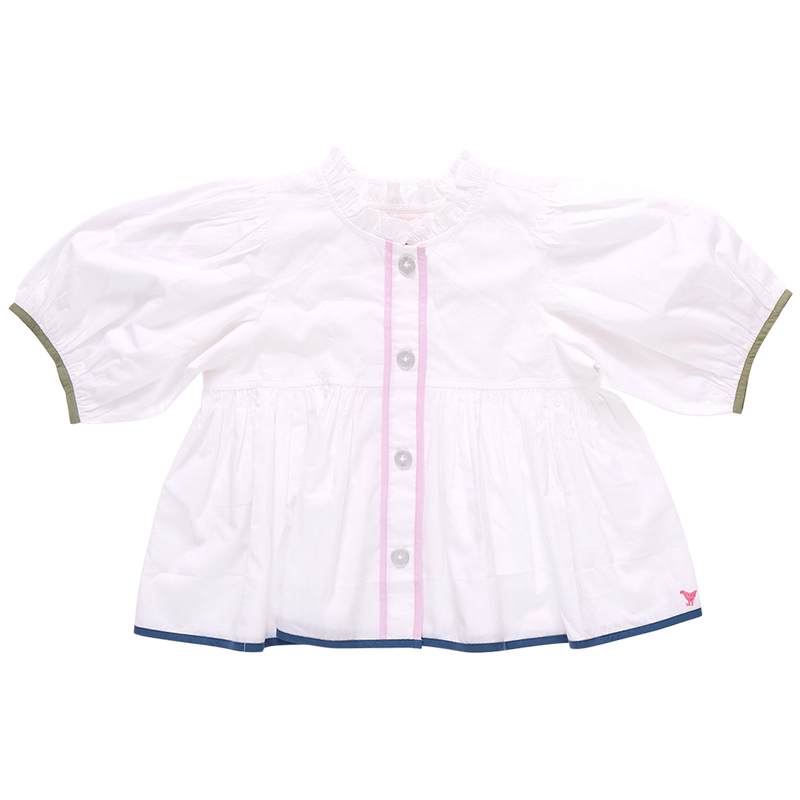 Girls Autumn Top - White