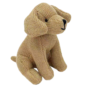 Bentley Puppy Knit Rattle