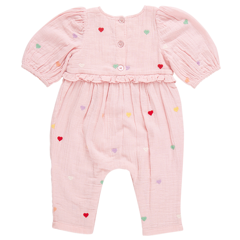 Baby Girls Brooke Jumper - Candy Heart Embroidery