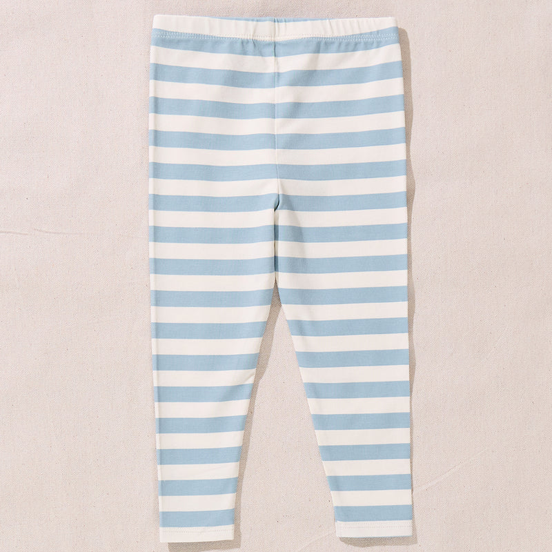 Cartwheel Legging - Light Blue Stripe