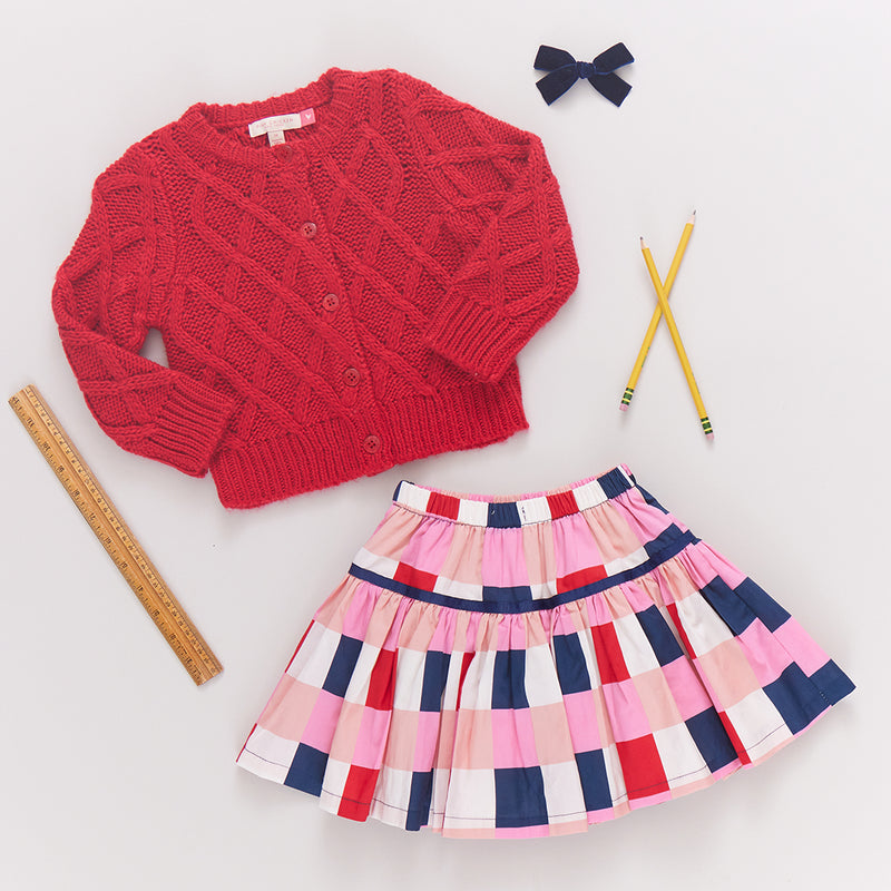 Girls Katrina Sweater - Red