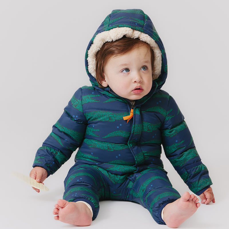 Baby Snowsuit - Crocodiles