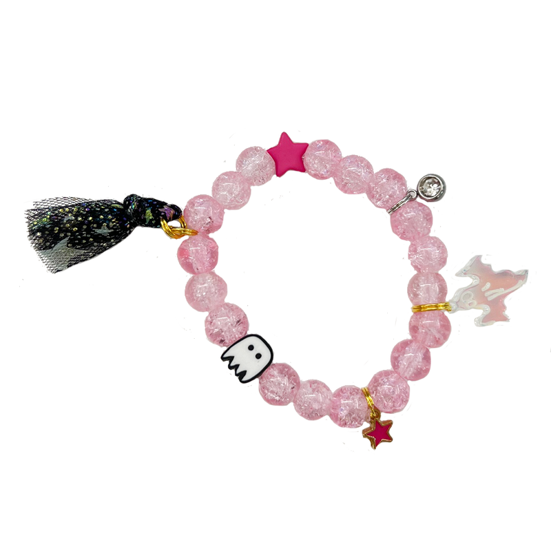 Halloween Bracelet - Pink Ghost