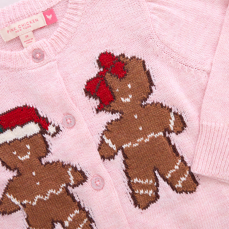 Girls Constance Sweater - Gingerbread