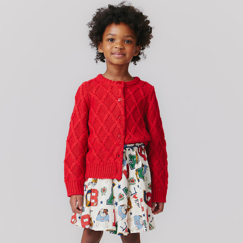 Girls Katrina Sweater - Red