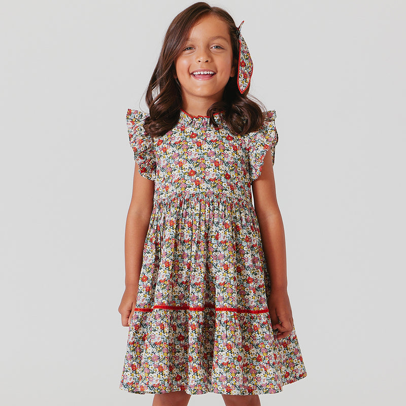 Girls Jennifer Dress - Libby Floral